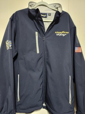 Goodyear Racing Division Zip Up Men's Jacket. Navy. All Weather Size XL