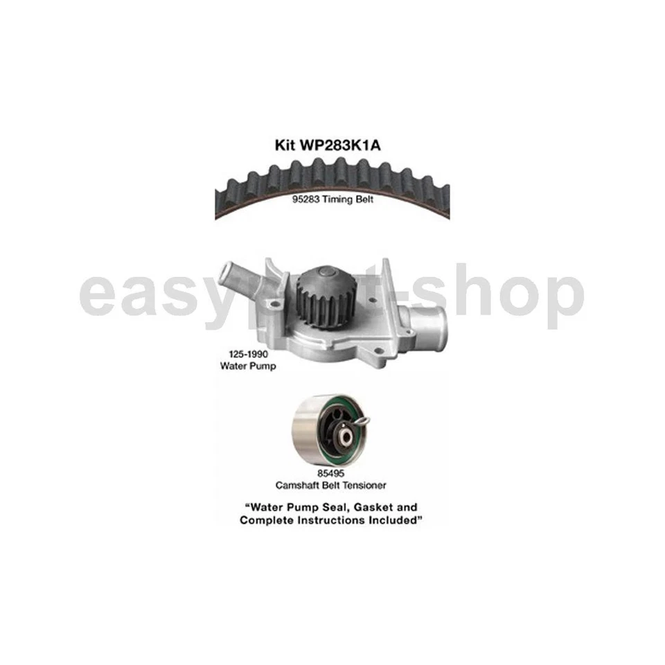 Dayco Engine Timing Belt Kit with Water Pump Fits 2000 2001 2002 Ford Escort - Изображение 2 из 2