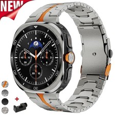Luxury Titanium Strap Metal Band for Samsung Galaxy Watch 8/8 Classic/Ultra 47mm