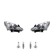Scheinwerfer Set Halogen passend für Peugeot 307 07/2005- mit H7 H1 links rechts