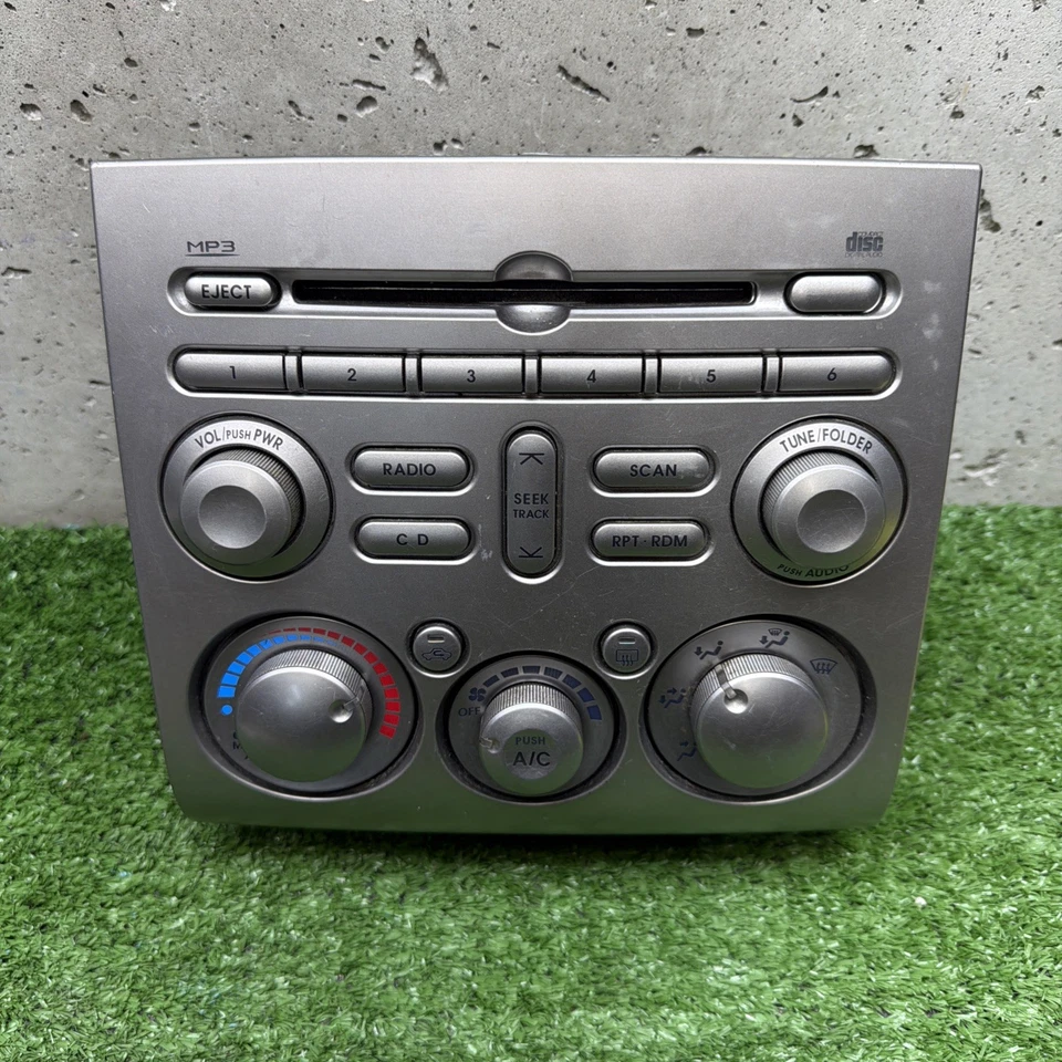 8002A870HA 加热器 气候 A/C 控制 三菱 GALANT 收音机边框 装饰 灰色 — 第 2/4 张图片