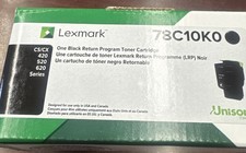 Lexmark 78C10K0 Black Return Program Laser Toner Cartridge CS/CX420/520/620