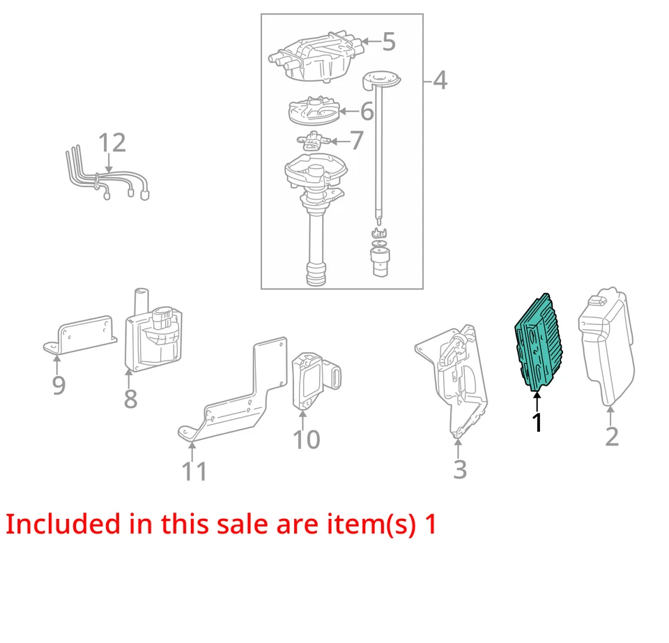 GM SAFARI 2000 Motor ECM Control Electrónico ID 16263494 847754 Foto 2 de 4