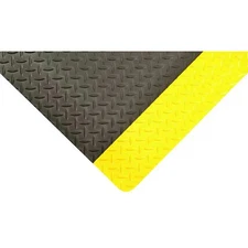 Condor 38Za89 Antifatigue Mat, 4 Ft. L X 3 Ft. W, 1" Thickness, Nitrile Rubber,