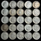 25 Silver Roosevelt Dimes – Good Condition - 90% Silver – 1.81 oz ASW, Start .99