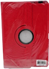 iPad 10.2 / 10.5 Case 360° Rotating Stand Cover Red PU Leather Shockproof