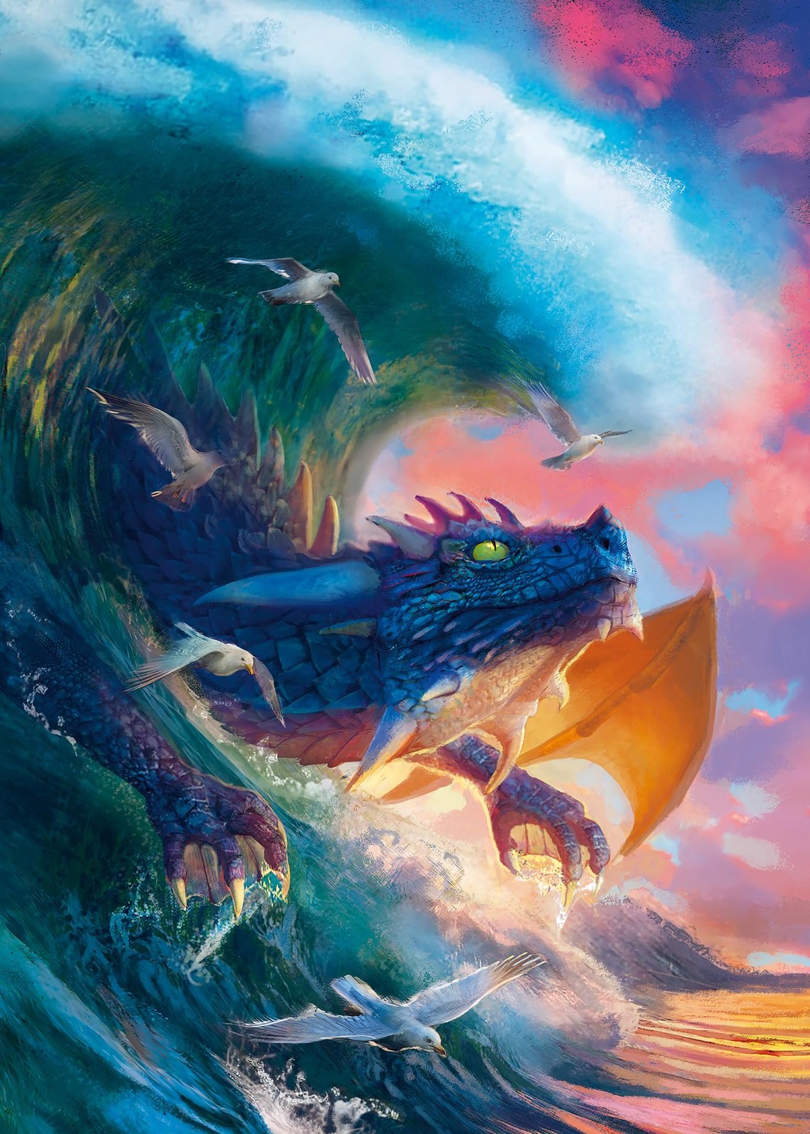 Ravensburger Puzzle 12000622 - Drachenrennen - 1000 Teile Puzzle für Erwachsene