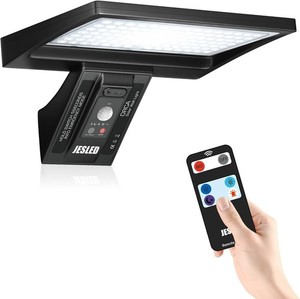 Solar Lights Outdoor Motion Sensor Light Remote Control Wall Lamps 6000K Garden