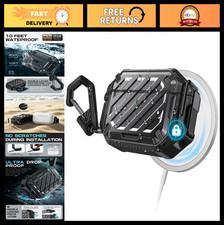Waterproof AirPods Pro 3 Case with Lock  Carabiner, Military-Grade Protection,
