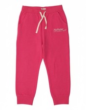 HOLLISTER Womens Tracksuit Trousers Joggers UK 16 Large  Pink Cotton DL17
