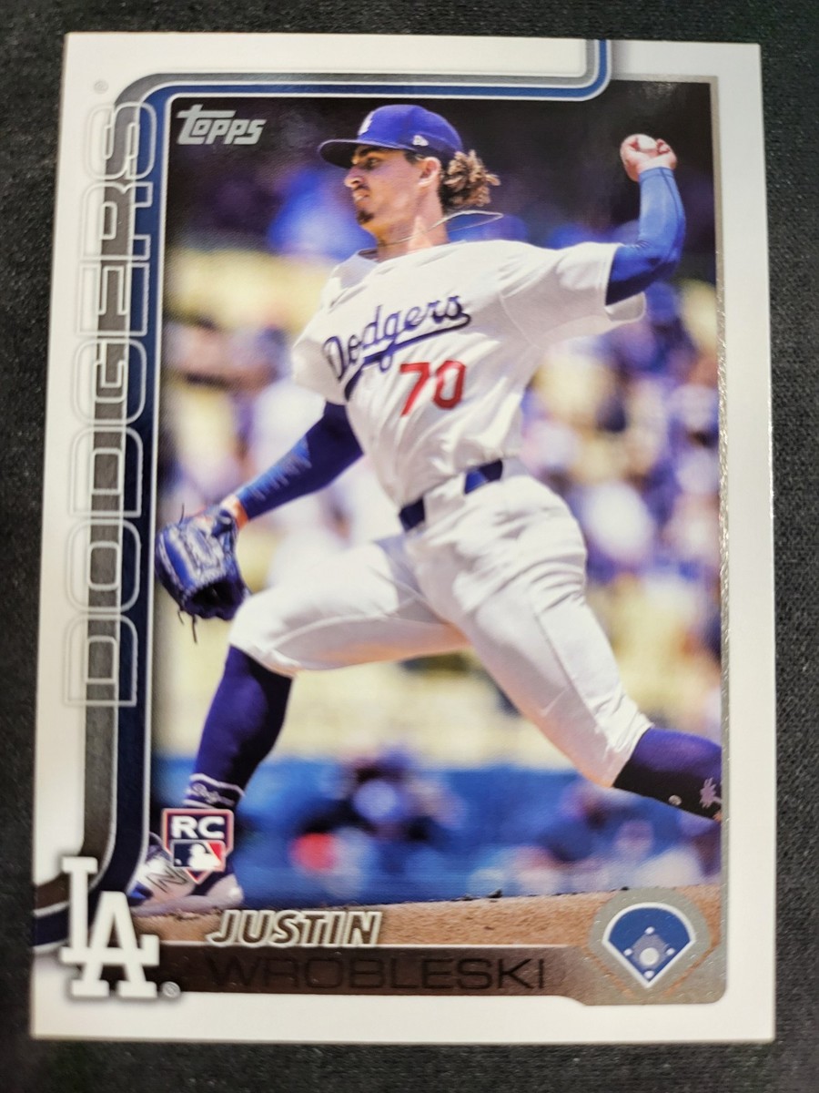 2025 Topps Justin Wrobleski RC Card #204 Dodgers | eBay