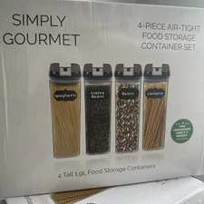 Simply Gourmet 4 Piece Food Storage Container Set