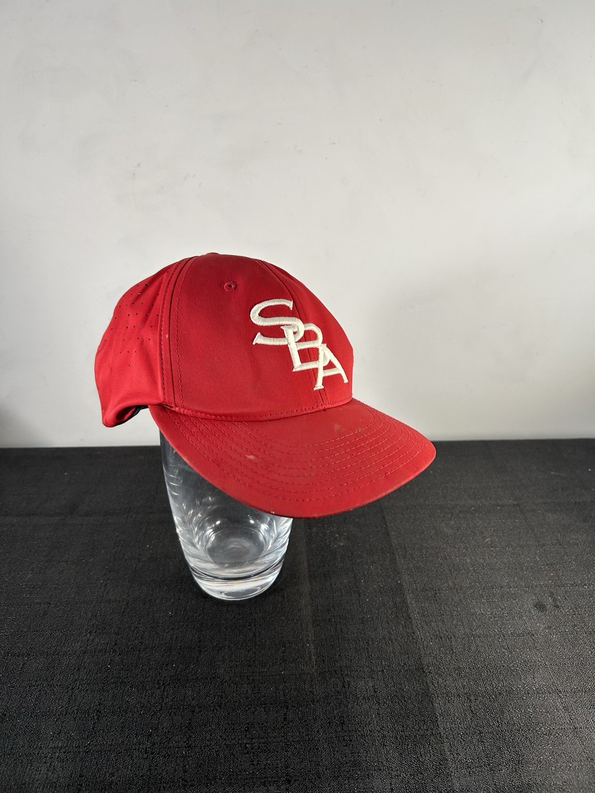 EvoShield Red Baseball Cap Hat SPA Embroidered L/… - image 1