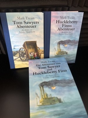   Mark Twain: Tom Sawyer & Huckleberry Finn - Set im Schuber (T. Hauptmann) TOP