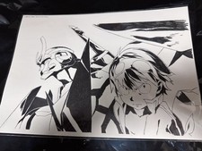Reproduktion Original Kunst Tengen Toppa Gurren Lagann vs. Kill La Kill Kill