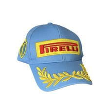 Pirelli Podium 1st Place Sky Blue Hat Monza F1 SnapBack Adjustable NEW