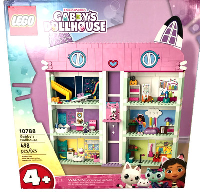 Lego Dreamworks Gabby's Dollhouse 10788 Building Toy Set 498 Pcs Multicolor New