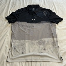 Oakley Color Block Shade Golf Polo Shirt, XL