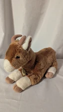 Realistic Aurora Miyoni Mountain Goat Wild Goat with horns Plush Toy Stuffed