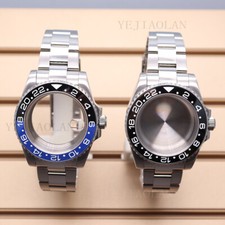 40mm Watch Case Strap Ceramic Bezel For Seiko Nh35 Nh36 38 Movement 28.5mm Dial