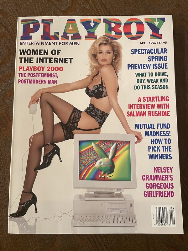 PLAYBOY MAGAZINE APRIL 1996  SAMANTHA TORRES , SALMAN RUSHDIE