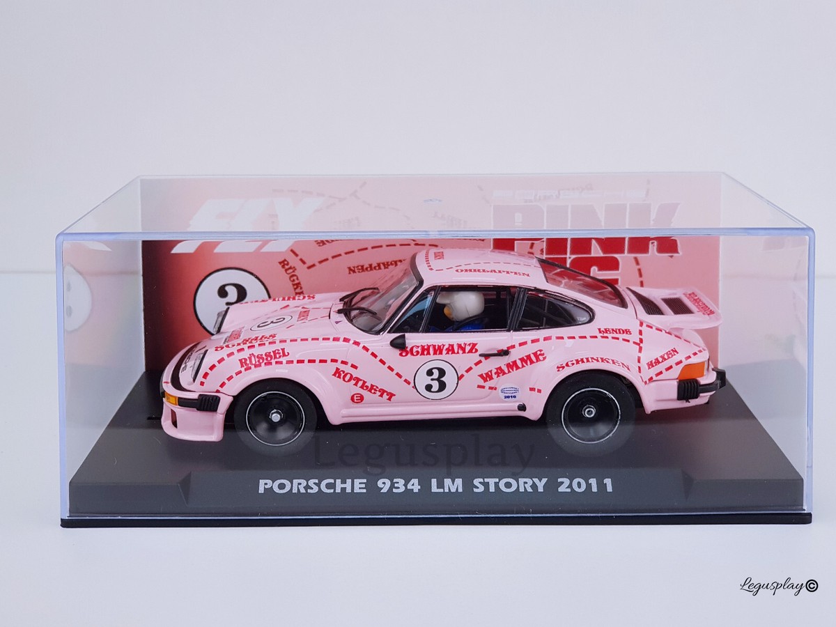 SLOT CAR SCALEXTRIC fly A2056 - Porsche 934 #58 24H. Le Mans 1977