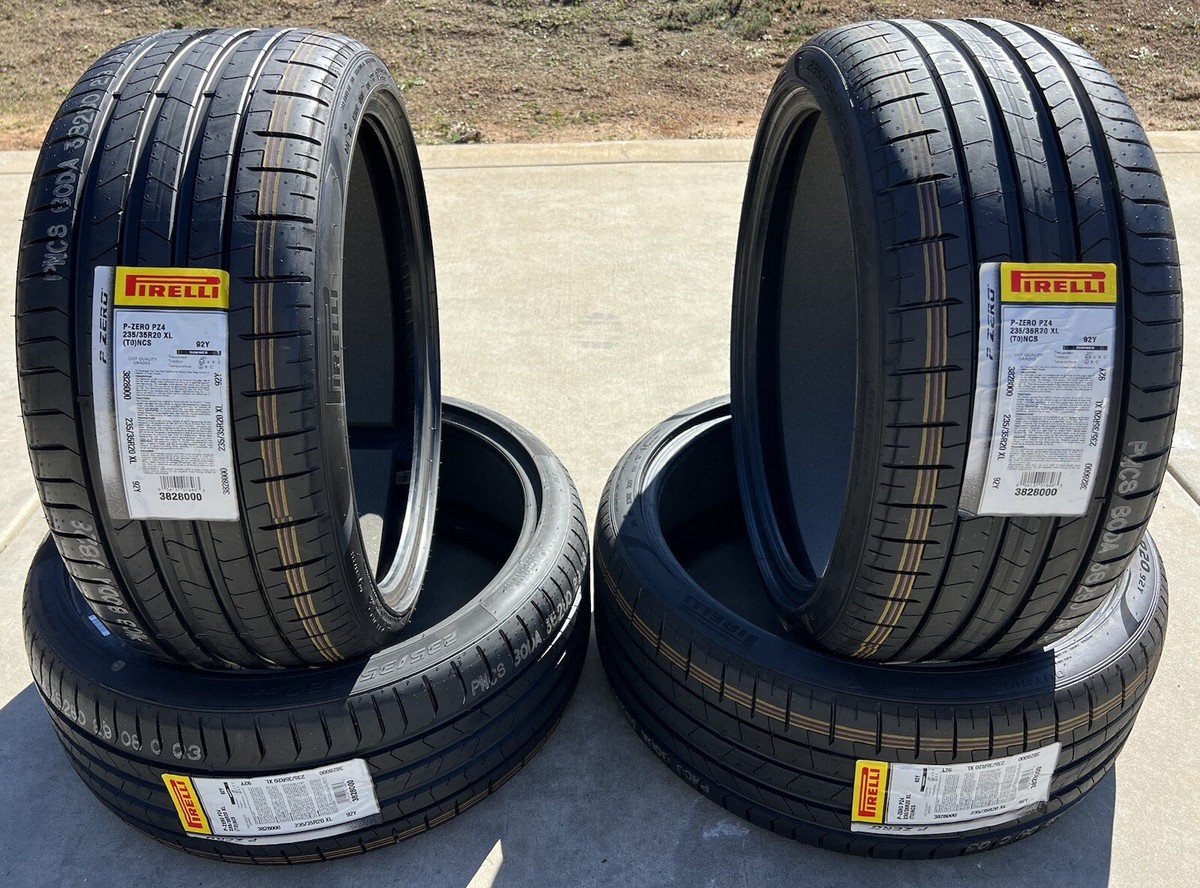 Pirelli P Zero PZ4 235/35R20 92Y T0 Tesla ELECT PNCS Tires | Set
