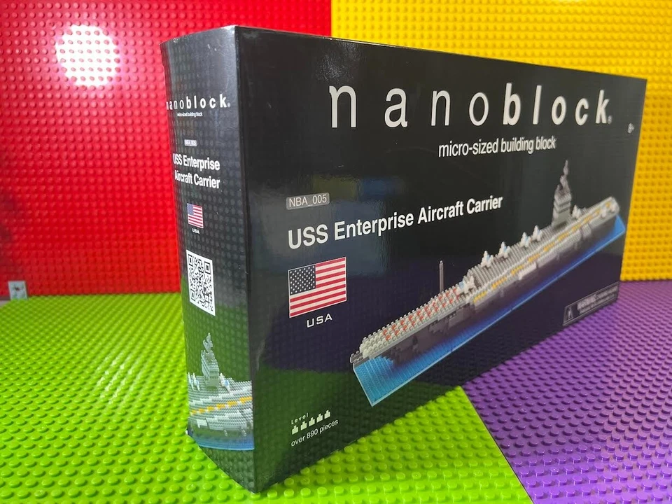 Nanoblock USS Enterpirse Aircraft Carrier NBA_005, New in Sealed Box - Image 3 of 4