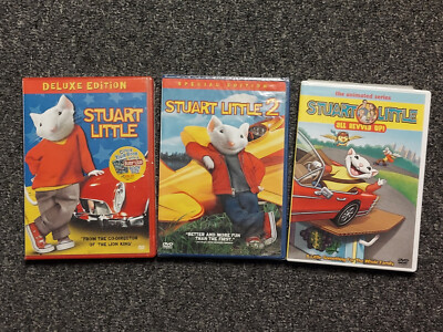 3 - Stuart Little DVDs Stuart Little 1 & 2 Deluxe & Special Editions + Revved Up