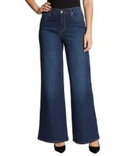 NEW GLORIA VANDERBILT BLUE WIDE LEG JEANS SIZE 12 SIZE 14 SIZE 16
