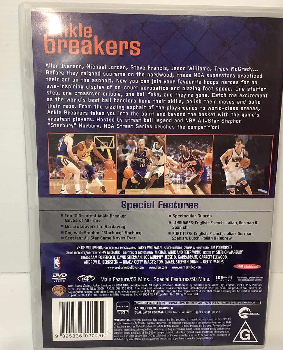 NBA Street Series DVD Ankle Breakers Volume 1 Marbury Iverson Kidd