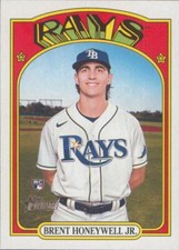 2021 Topps Heritage High Numbers RC #523 Brent Honeywell Jr - FREE SHIPPING!