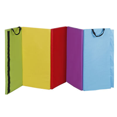 Gym Workout Folding Mat Thick Foam Fitness Exercise Gymnastics Panel 2.5' X 6'
