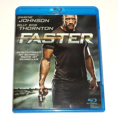 Blu-Ray Faster Uncut FSK18 Dwayne Johnson (The Rock) Erstauflage mit Wendecover