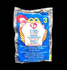 1999 MCDONALDS HAPPY MEAL TY BEANIE BABIES SMOOCHY THE FROG 3