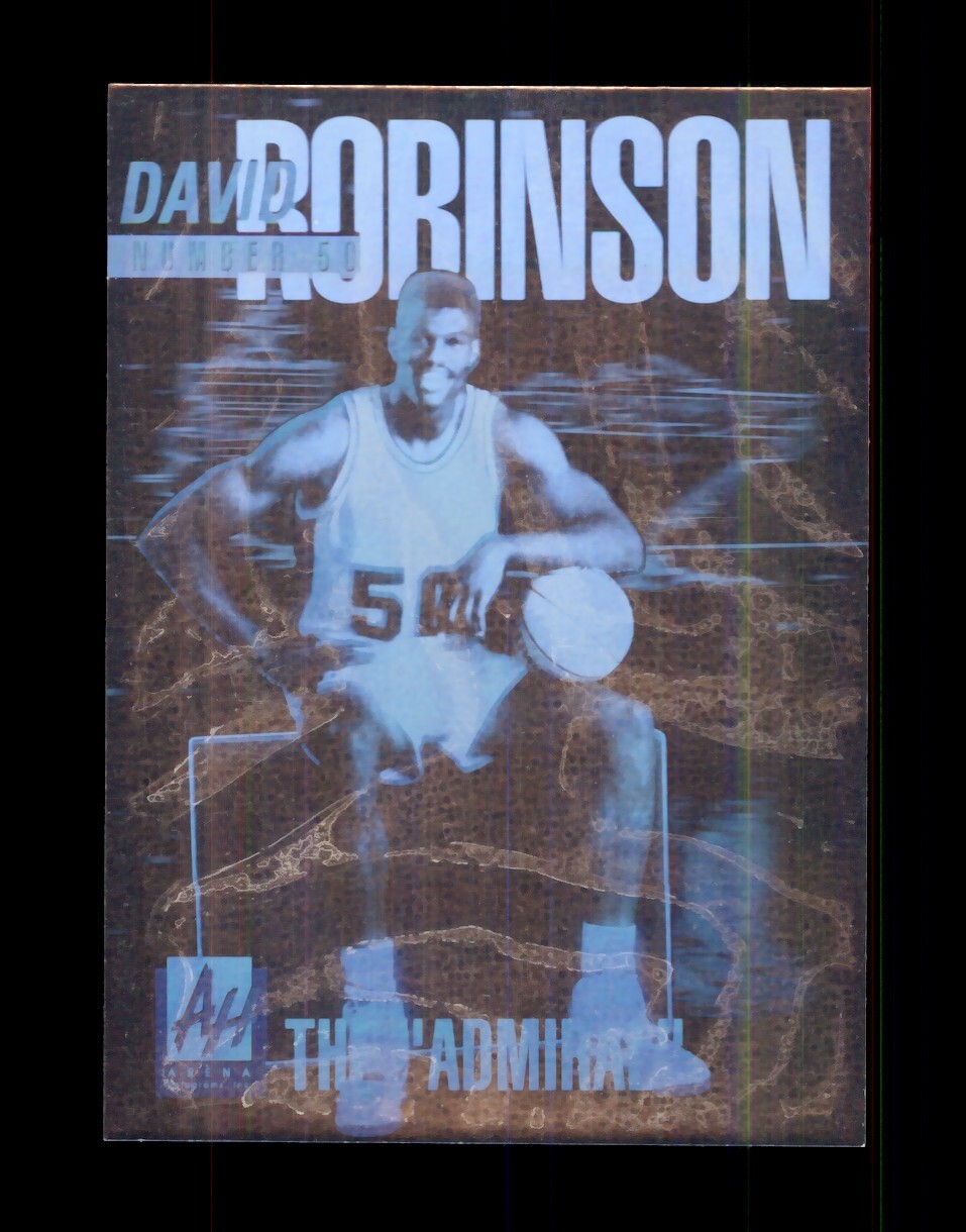 1991 ARENA HOLOGRAM SPECIAL COLLECTORS' EDITION #5 DAVID ROBINSON /250000