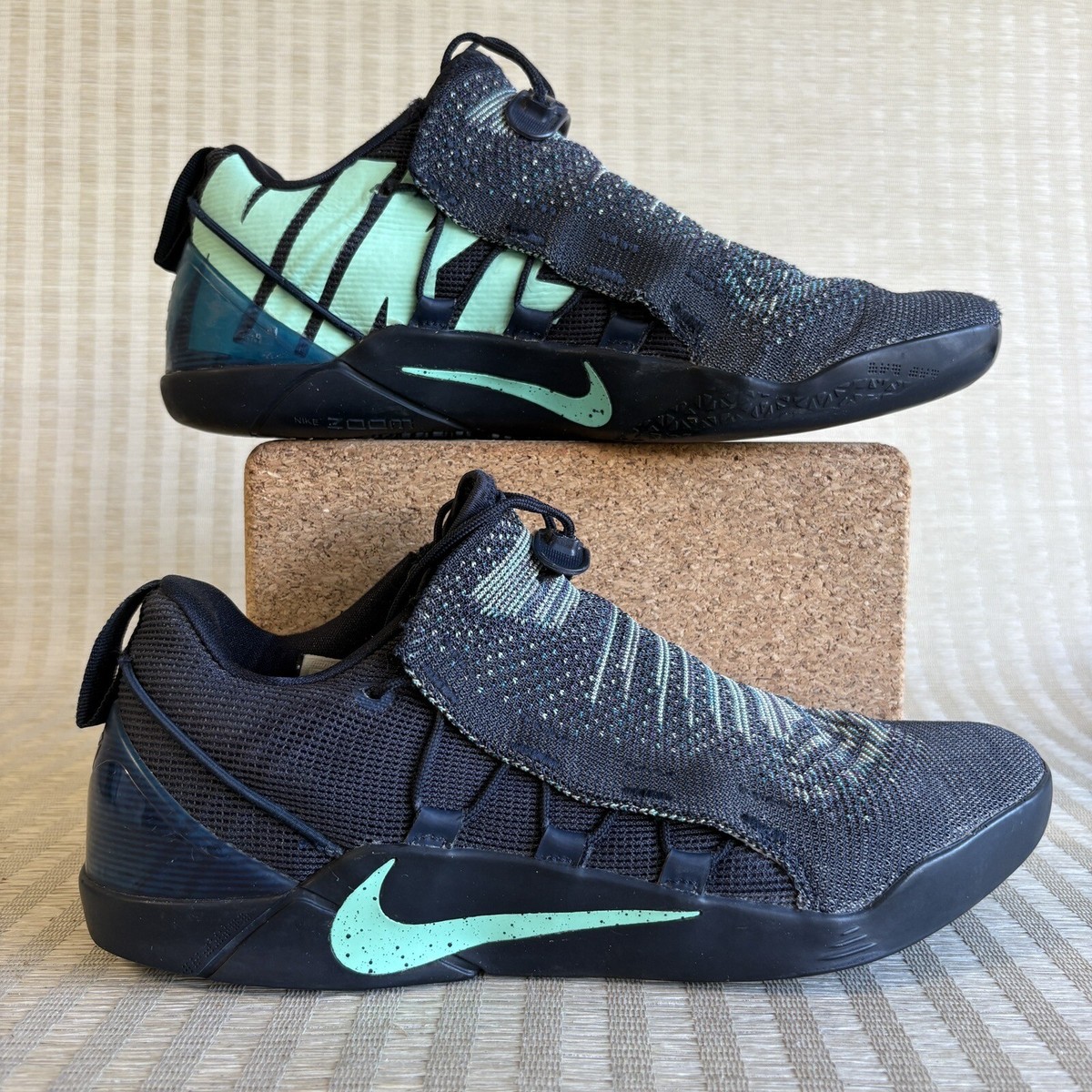 Nike Mens Kobe A.D. NXT Mambacurial 882049-400 Triple Blue Teal OG