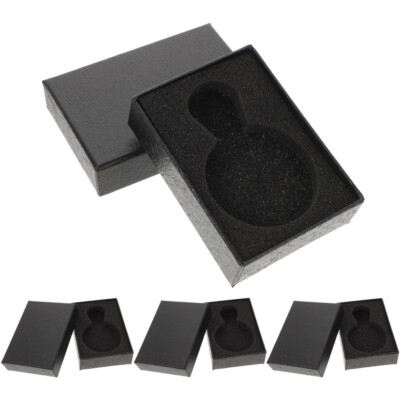 4 Pcs Pocket Watch Case Organizer Storage for Hands Boxes Mens Miss