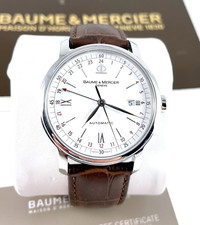 Baume Mercier Classima XL Executive GMT Automatic Watch M0A08462- Exc. Cond.. 8