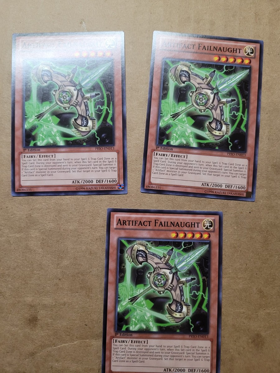 Yu-Gi-Oh! Karte Artifact Failnaught – PRIO-EN013 Common 1st Edition Aus Primal Origin