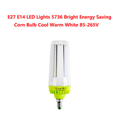  E27 E14 LED Lights 5736 Bright Energy Saving Corn Bulb Cool Warm White 85-265V