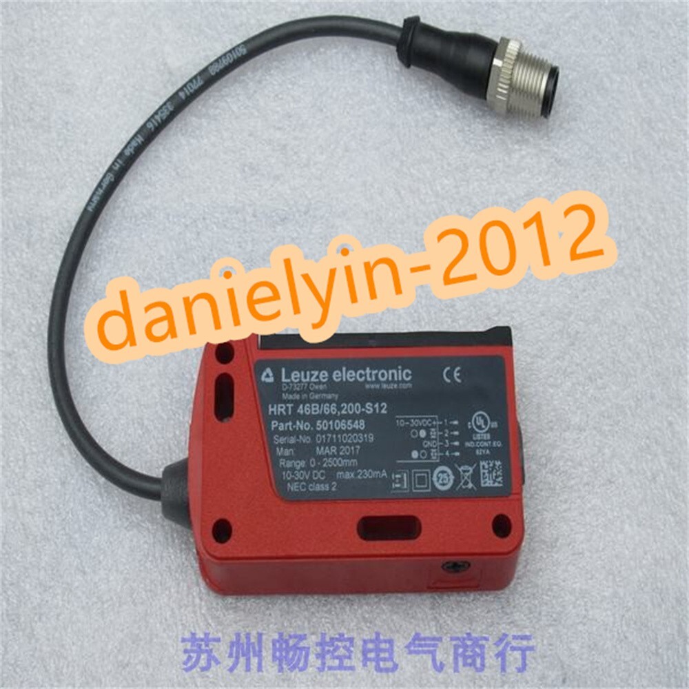 Produktbild von 2x Leuze Electronic HRT 46B/66-S12 – Sensor Mit Stecker, Gebraucht, 50106547, Made In Germany