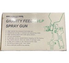 Central Pneumatic Gravity Feed HVLP Spray Gun Brand New. GREAT DISCOUNTED PRICE