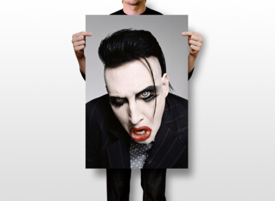 Marilyn Manson Singer Actress Print Wall Art Home Decor - POSTER