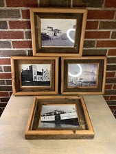 4-Handmade Original Used Reclaimed Rustic Barn Wood Picture Frame 14x12