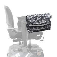 Saddle Bag for Mobility Scooter, Wheelchair, and Power Chair (Small, Gray Camo)