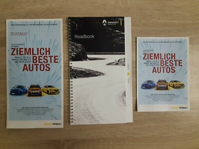 RENAULT ZOE MEGANE R.S. Road Book Press Kit Media Launch Pressemappe Nürburgring
