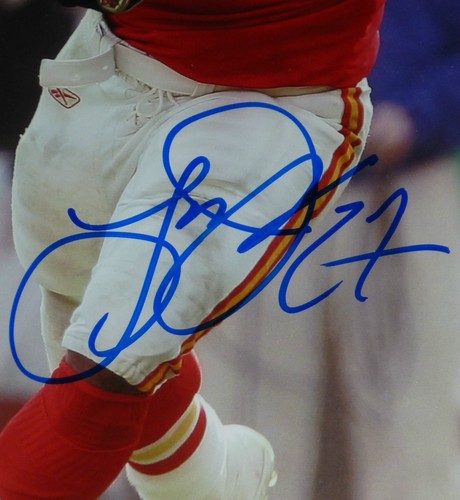 KC KANSAS CITY CHIEFS LARRY JOHNSON 27 AUTOGRAPHED SIGNED 8x10 PHOTO ESP HOLO - Picture 4 of 5