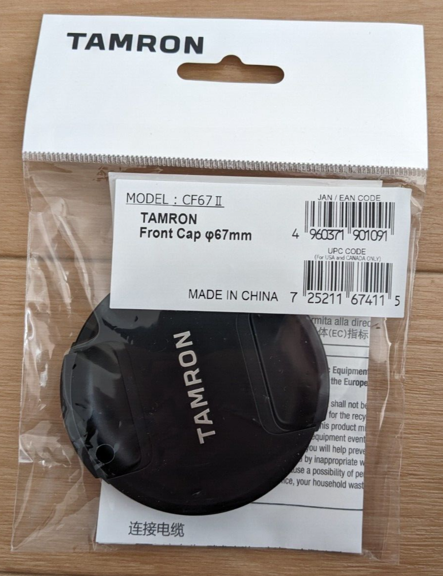 Official TAMRON Lens Cap CF67II [for 67mm] / JAPAN / AIRMAIL with