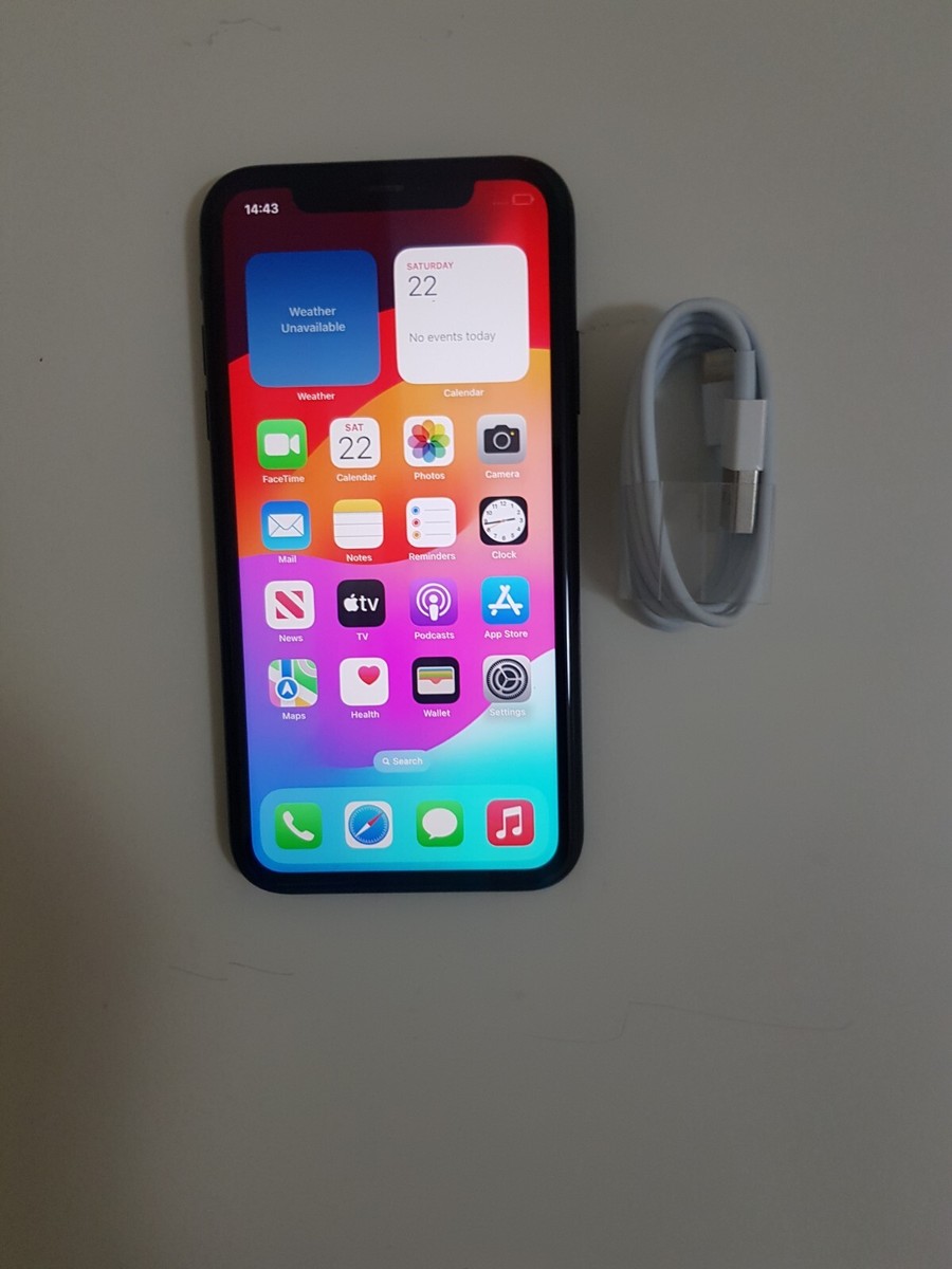iPhone XR ① Apple iPhone XR - 64GB - Black (Unlocked) A2105 (GSM) 190198770325